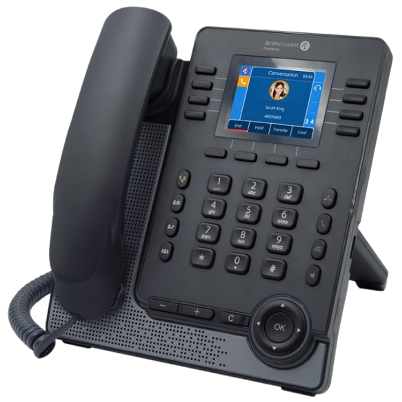 Alcatel-Lucent M5 Premium DeskPhone - Téléphone IP entreprise milieu de gamme avec écran large